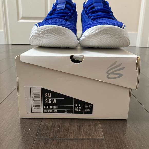 Under Armour Curry 8 Flow Like Water Size 8 - Picture 6 of 6